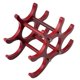 thumbnail image 1 of Botellero de madera para vino tinto, soporte para 6 botellas., 1 of 5