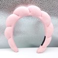 thumbnail image 1 of Diadema de esponja en forma de nube para la parte superior del cráneo, cueva para el cabello, toalla para lavarse la cara, diadema de tela para mujer, 1 of 5