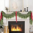thumbnail image 2 of Guvpev 6FT Lifelike Cedar Christmas Garland, Artificial Realistic Faux Green Cedar Pine Garland, Thick and Lush, Soft Bendable, for Home Fireplace Indoor/Outdoor Christmas Holiday Party Decorations, 2 of 9