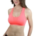 thumbnail image 2 of ToBeInStyle Women's Strappy Crisscross Back Sports Bra - Coral - XS/S, 2 of 3