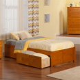 thumbnail image 2 of Atlantic Furniture Concord Lit de Plate-Forme de Rangement Simple XL en Caramel, 2 of 6