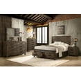 thumbnail image 2 of Woodmont 5-piece Queen Bedroom Set Rustic Golden Brown, 2 of 18