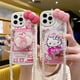thumbnail image 2 of Sanrio-funda de teléfono de Hello Kitty My Melody, carcasa de silicona anticaída para iPhone 15, 14, 13, 12, 11 Pro Max, Mini, XR, XS MAX, 8, X, 7, SE Plus, 2 of 5