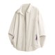 thumbnail image 1 of pstuiky camisas de manga larga para hombre, Camiseta de manga larga con botones y cuello vuelto de color liso para hombre tops de invierno para hombre s, 1 of 9