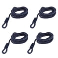 thumbnail image 1 of 4 PCS Boat Anchor Bumper for Fender Lines 1/4'' x 5' Bumper Whips Rope Docking Blue ,Easy to Operate, 1 of 6