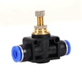 thumbnail image 4 of Pneumatic Push In Fittings Air Valve Water Hose Tube Pipe Connector Speed Joiner, 4 of 6