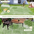 thumbnail image 3 of x Tropical Plastic Outdoor Patio Rug All Weather Outdoor Carpet Reversible Portable Lightweight Outdoor Mats for Patio Camping RV(), 3 of 7