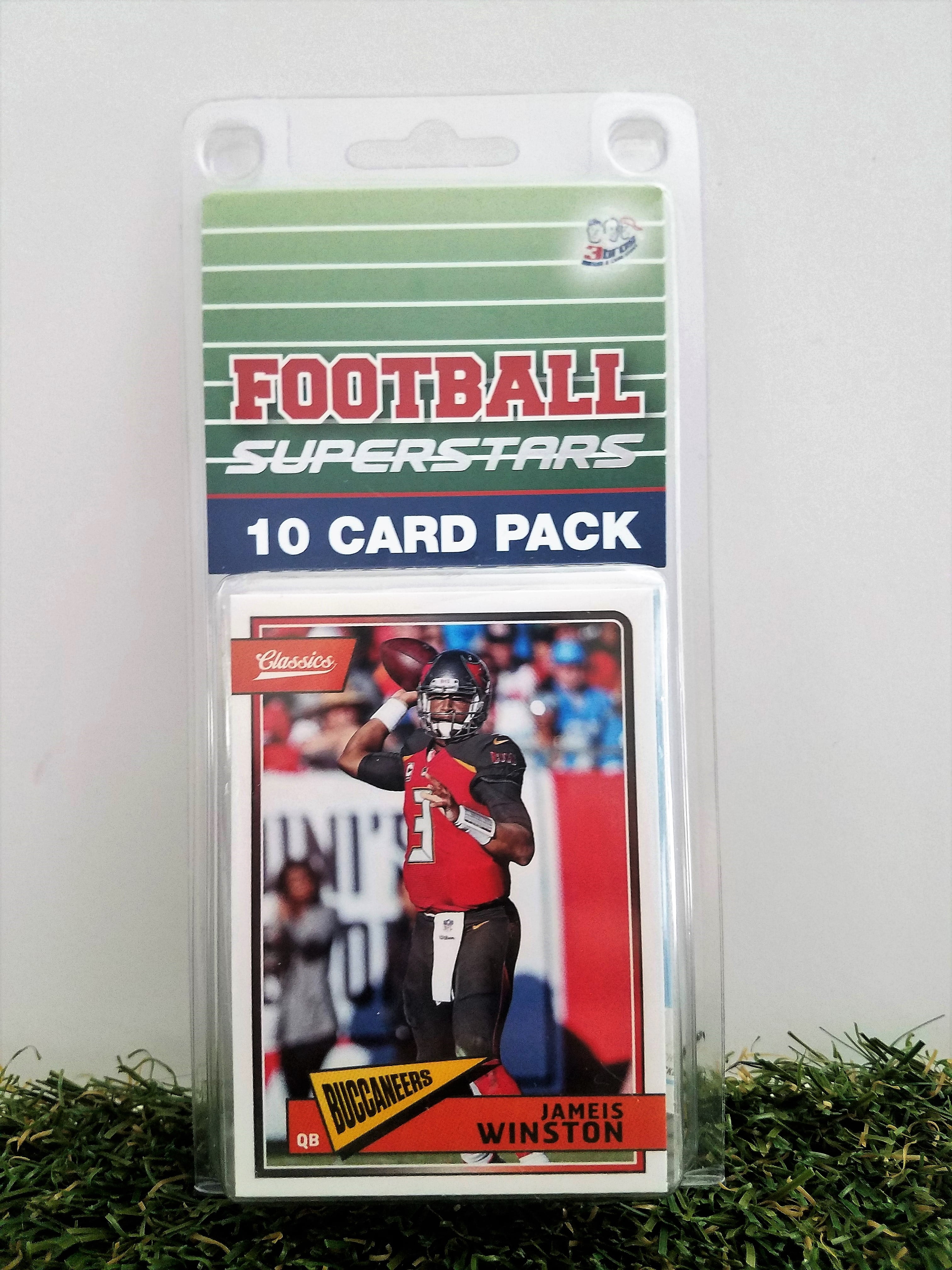 custom nfl fire pits on Jameis Winston 10 Card Pack Nfl Football Superstar Winston Starter Kit All Different Cards Comes In Custom Souvenir Case Perfect For The Ultimate Winston Fan By 3bros Walmart Com Walmart Com