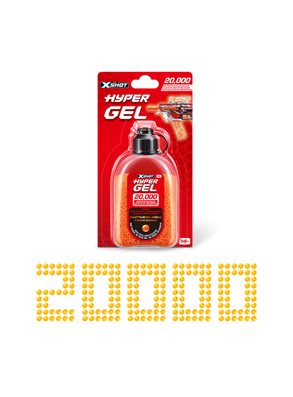 X-Shot Hyper Gel Pellet Refill Pack (20,000 Hyper Gel Pellets) for Ages 8-99