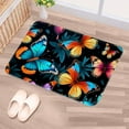 thumbnail image 5 of Butterfly Polyester Non-Slip Machine Washable Office Mat - Door Mat Chair Rugs Door Mats, 5 of 6