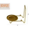 thumbnail image 2 of Bovado USA Tea Cup and Saucer Display Stand Easel, Brass, 6 Pack, 2 of 6
