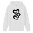thumbnail image 4 of Sudaderas con capucha para niños y niñas, sudaderas casuales de manga larga, lindas sudaderas de gran tamaño con bolsillo de polar, chaquetas para niñas, 4 of 4