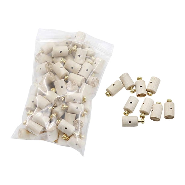 Mantenimiento de piano Tornillos de cabeza de apagador de madera Kit de clavijas de afinación Accesorios de piano para 10 x 15 mm