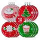 thumbnail image 1 of Mascarillas faciales SpaLife, calcetines navideños, paquete de 12, 1 of 8