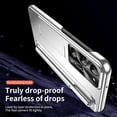 thumbnail image 3 of SaniMore Case for Samsung Galaxy S23 Ultra 6.8" 2023 with Hidden Kickstand & S Pen Slot & Stylus, Anti-scrctch Drop-proof Tough PC Backplane Anti-shock Slim Shell for Galaxy S23 Ultra, Silver, 3 of 7