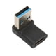 thumbnail image 1 of Adaptador USB C a USB A de ángulo recto, 10Gbps, Plug and Play, USB A 3,0 macho a USB C 3,1 hembra, para PC y portátil, 1 of 10