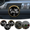 thumbnail image 4 of Bwiyojiz Digital Clock for Car Dashboard Stick Dashboard Car Clock Stick Clock for Car Dashboard -Activated Watch with LED Display for Car Bike, Gifts for Men, 4 of 4