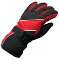 thumbnail image 1 of Gants de Ski de Snowboard pour Hommes Résistants au Vent et Résistants à l'Eau (Rouge), 1 of 5