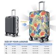 thumbnail image 2 of Luggage Cover Anti Scratch, Exotic Flowers And Birds Elastic Suitcase Protector Fits 18-32 Inch Luggage, 2 of 2