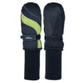 thumbnail image 2 of SnowStoppers Kids Ski & Snowboard Mittens (Small, Lime), 2 of 4