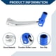 thumbnail image 3 of Palanca de cambio de motocicleta plegable para Honda CRF150F 2003-2017, pedal de aleación de aluminio, brazo de cambio, tono plateado con cabeza azul, 3 of 6