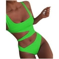 thumbnail image 2 of MSJUHEG One Piece Swimsuit Women,Green Swimsuits for Women,One Shoulder Swimsuits for Women,of Swimsuit Bikini Beachwear Bathing Suit,One Piece Body Suits for Womens,Bathing Suit for Women Green S, 2 of 7