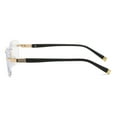 thumbnail image 3 of 2 Pairs of Men Anti-Blue Reading Glasses 1.00 Rimless Gold Presbyopia Glasses Business Metal Readers +1.00, 3 of 7