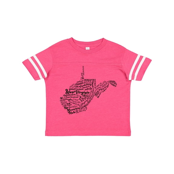 Inktastic West Virginia State Word Salad Boys or Girls Toddler T-Shirt