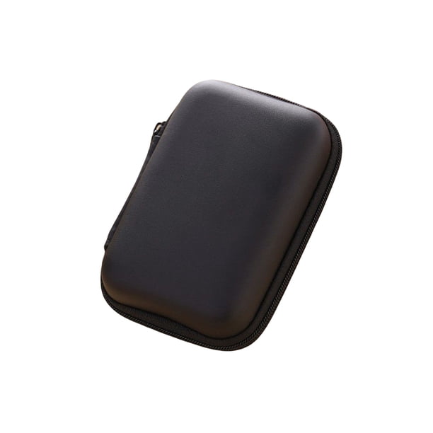 Inteprter Bolsa de almacenamiento de Cable de carga EVA, bolsas multiusos, estuche organizador de cosméticos con cremallera, accesorio para el hogar y la Carpetas de archivos Negro