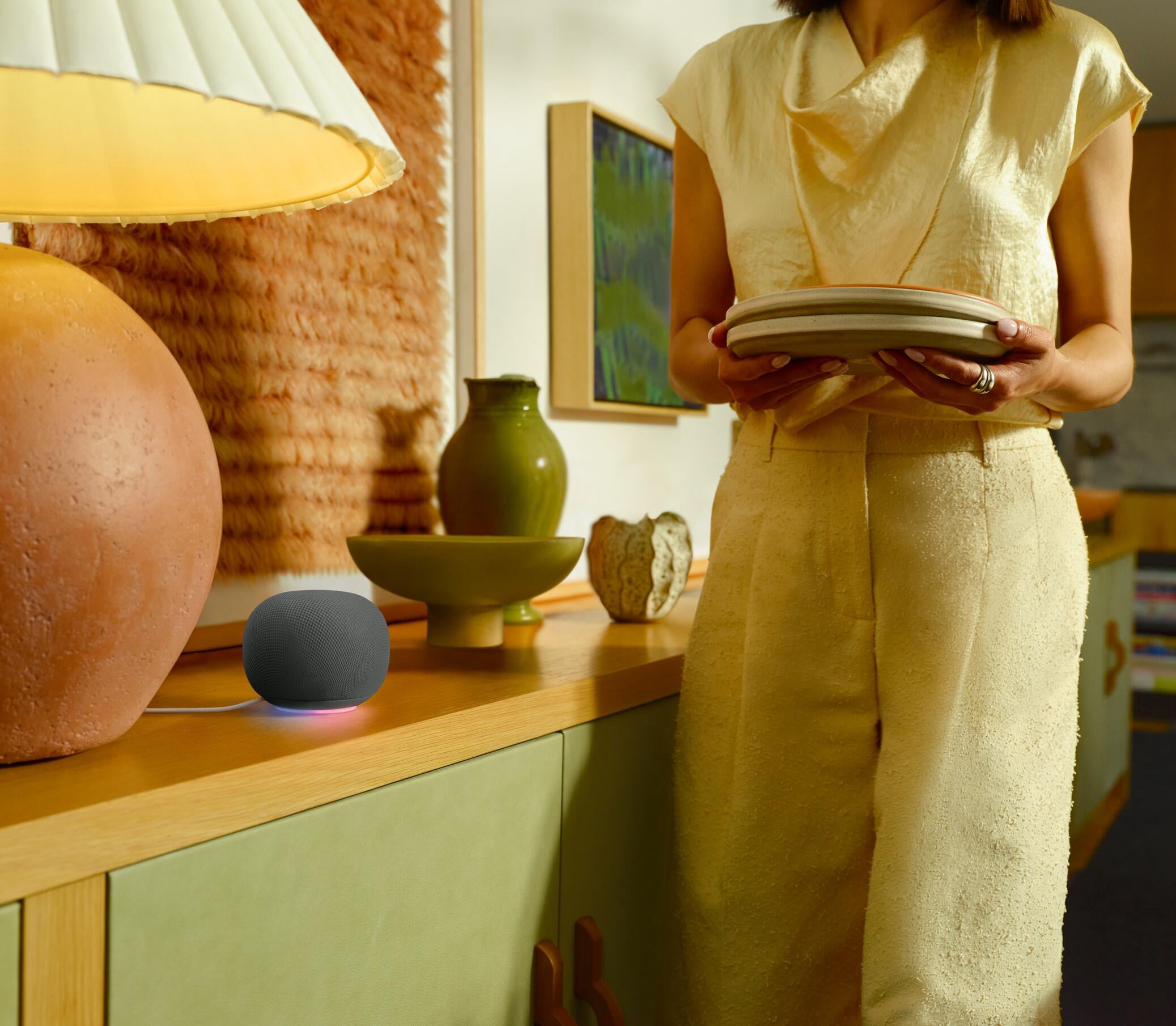 Google Home Speaker - Smart Speaker with 360 - Degree Sound and