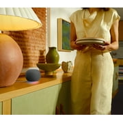 Google Home Speaker - Smart Speaker with 360 - Degree Sound and Gemini For Home Voice Assistant - Hazel