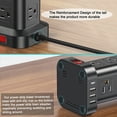 thumbnail image 4 of Power Strip Tower 12 Outlets with 4 USB Ports Surge Protector Electric Charging Station 6.5ft Cord, Black, 4 of 8