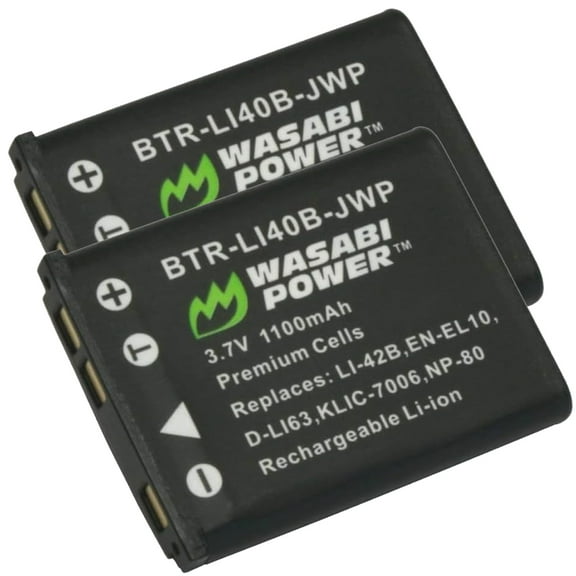 Wasabi Power Battery for Kodak LB-012, KLIC-7006 (2-Pack)