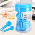 thumbnail image 6 of Clear Cup Set - High-Quality Measuring Cups & Spoons with Storage Hook, 6-Piece Variety Pack, 6 of 7