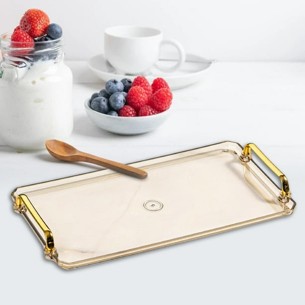 Bandeja de Servicio de Restaurante de Plástico Multiusos con , Platos de Bandeja , Bandeja de Aperitivos para Fiestas en Cas , L L Macarena bandejas para servir