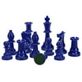 thumbnail image 6 of WE Games Color Bright Chess Pieces Half Set - Includes 17 Pieces in Blue, 6 of 8