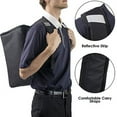 Insulated Food Delivery 3 Pocket Backpack with Drink Cup Holders and