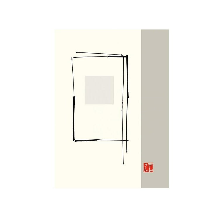 Sakai, Takashi 14x18 Black Modern Framed Museum Art Print Titled