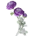 thumbnail image 2 of Silk Ranunculus Artificial Flowers 1PCS Long Stem Fake Peonies 20.47" Real Look Faux Ranunculus Flowers for Floral Arrangements Home Wedding Party Festival Decor (Purple), 2 of 9