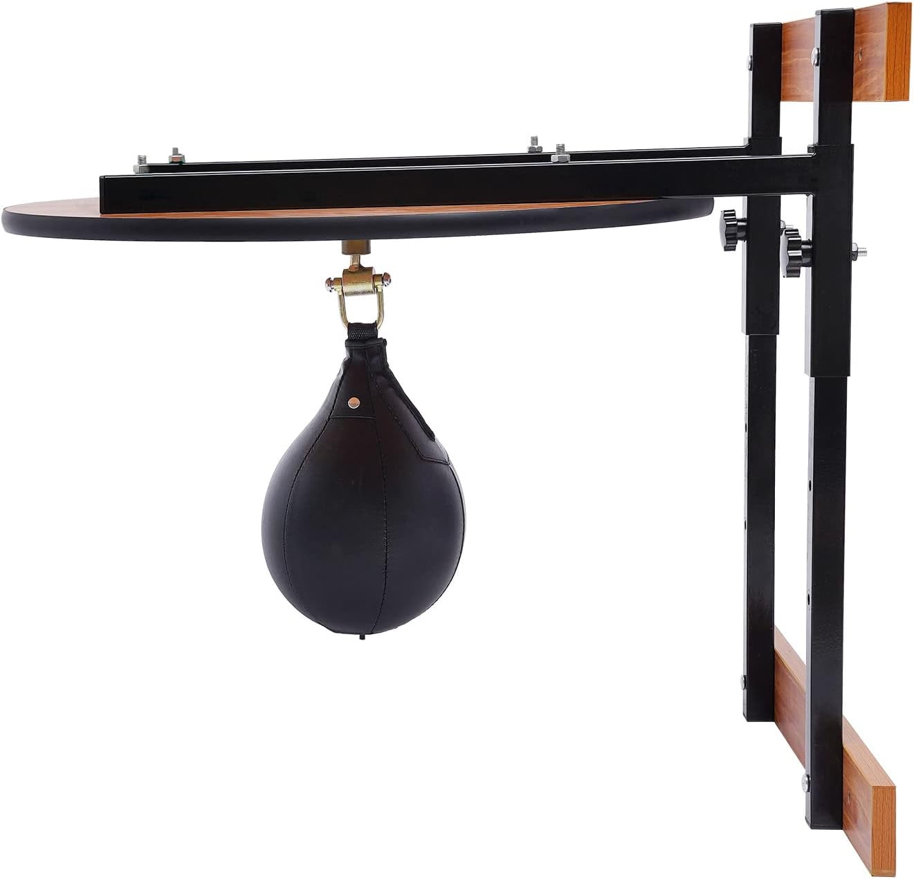 Heavy Duty Adjustable Speed Bag Platform Kit 24" Professional Wall Mounted Punching Ball Speed Bag Kit for Boxing Training Exercise Fitness