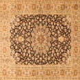 thumbnail image 1 of Ahgly Company Indoor Square Medallion Orange Traditional Area Rugs, 3' Square, 1 of 1