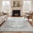 thumbnail image 5 of KUETH 2.5X8 Runner Rug Machine Washable, Kitchen Runner Rug for Floor and Hallway, Non Slip Throw Area Rug with Rubber Backing for Living Room、 Entryway、Bedroom and Dining Room, 5 of 7
