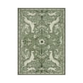 thumbnail image 5 of RUG ROBOT 5'x7' Area Rug for Living Room, Vintage Woodland Washable Rug for Bedroom, Cottagecore Accent rug for Nursery Playroom Reading Nook Non Slip Low Pile Stain Resistant, Olive green, 5 of 10