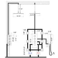thumbnail image 5 of Thermostatic Complete Shower System with 6PCS of Body Jets, Ceiling Mounted Shower Faucet Set with Rough-in Valve, 5 of 5