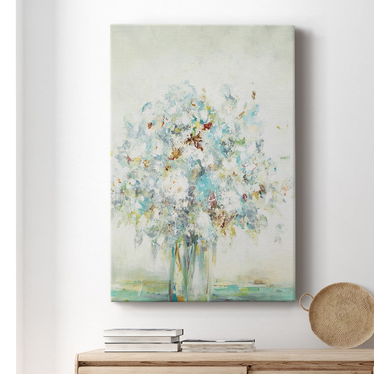 Textured Bouquet Premium Gallery Wrapped Canvas - Ready to Hang