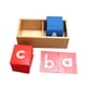 thumbnail image 2 of abecedario para niños, letras en inglés, herramientas didácticas, letras minúsculas y mayúsculas de madera para actividades, regalos, 2 of 9