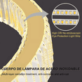 thumbnail image 2 of Lámpara Colgante De Techo Cristal Decorativa Moderna Comedor Xtellar dorado, 2 of 3