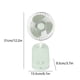 thumbnail image 3 of Ventilador de Escritorio Recargable Por Usb con Clip | Pequeño Ventilador Portátil de 3 Velocidades Ajustable con Abrazadera de Agarre Fuerte | Ventilador Personal Silencioso con Rotación de 360° par, 3 of 6