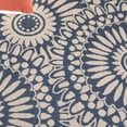 thumbnail image 6 of SAFAVIEH Courtyard Lidija Geometric Indoor/Outdoor Area Rug, Blue/Beige, 5'3" x 7'6", 6 of 8