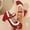 Red, variant on Women's Casual Block Heel Sandals Patent Leather Scalloped Design Summer Comfortable Walking Shoes Adjustable Ankle Strap Red 5.5